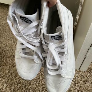 white high top vans